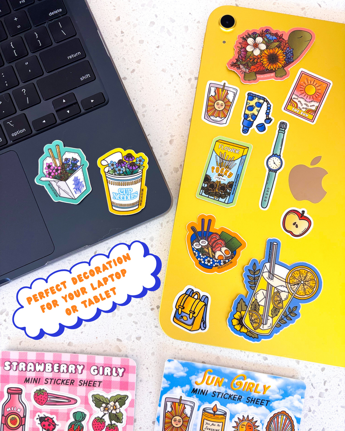 Potato Girly Sticker Sheet