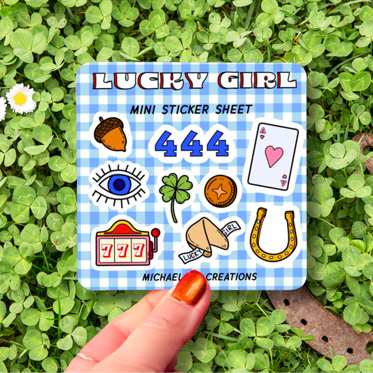 Lucky Girl Sticker Sheet